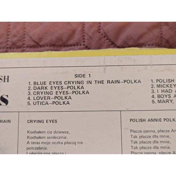 Marion Lush Sings More Polkas Vinyl Record Album By Dyno Polkas No. 1688 - Picture 4 of 5